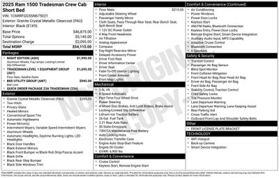 2025 RAM 1500 Tradesman