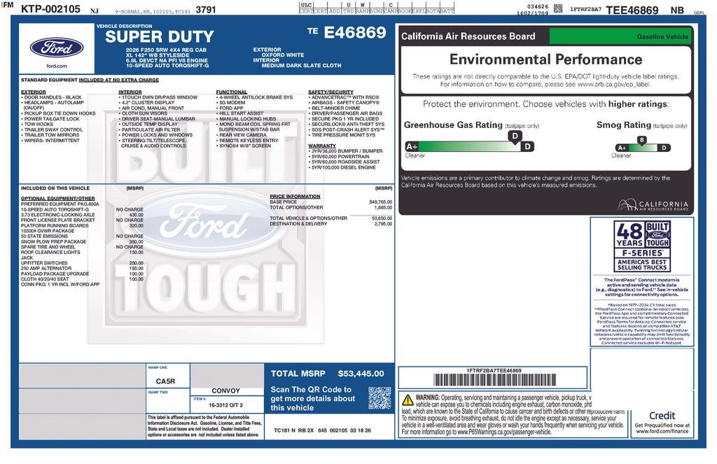 2026 Ford F-250SD XL