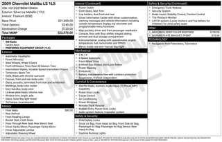 2009 Chevrolet Malibu LS