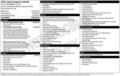 2022 Jeep Compass Latitude