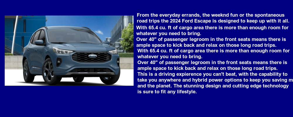 2024 Escape overview